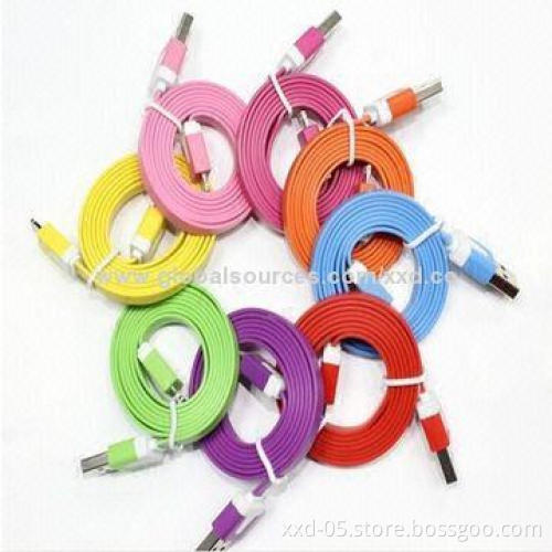 USB2.0 Data Transfer and Charging USB Cable for Cellphones, AM Micro 5-pin, 480Mbps